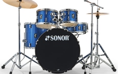 Set de tobe acustice din 5 piese Sonor AQX Stage Kit Blue Ocean Sparkle