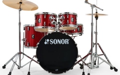Set de tobe acustice din 5 piese Sonor AQX Studio Kit Red Moon Sparkle