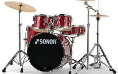 Set de tobe acustice din 5 piese Sonor AQX Studio Kit Red Moon Sparkle