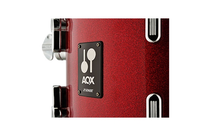 Set de tobe acustice din 5 piese Sonor AQX Studio Kit Red Moon Sparkle