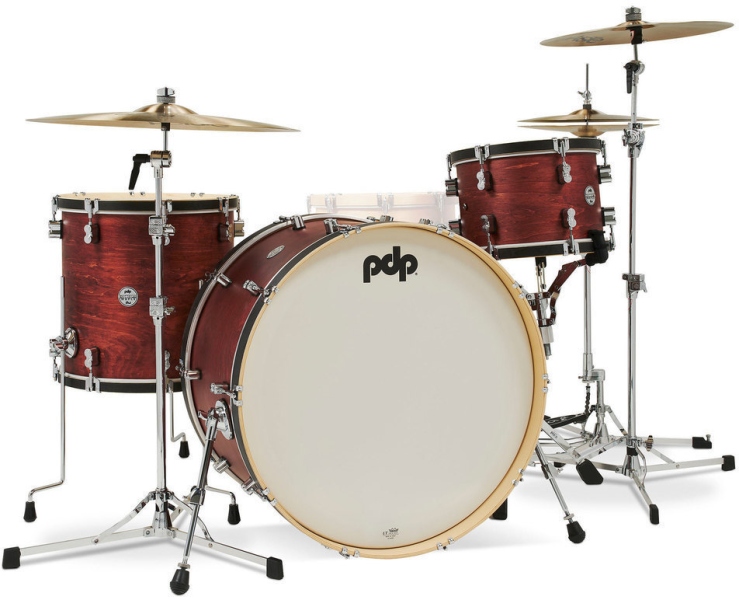 DW PDP Concept Classic Wood HOB Stain/Ebony Hoop 26