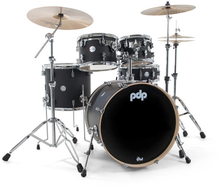 DW PDP Concept Maple Negru Satin 22