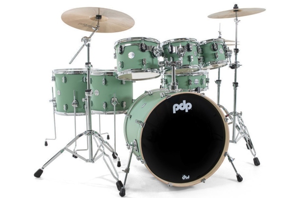 DW PDP Concept Maple Satin Seafoam 7pcs HW800 PDCM2217SF