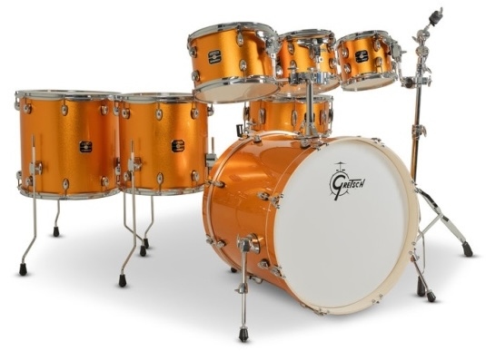 Gretsch Energy 7 pcs Kit Orange Sparkle