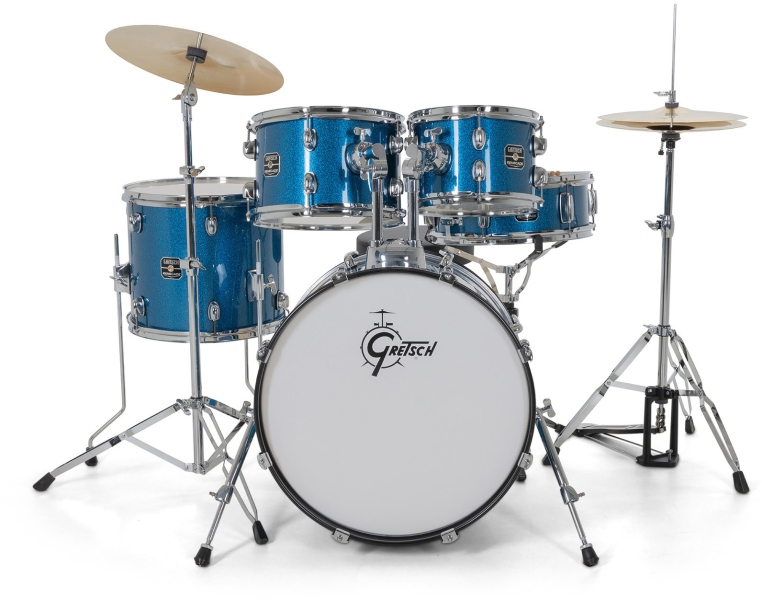 Gretsch Renegade Drumset 10/12/14/20/14SD Blue Sparkle