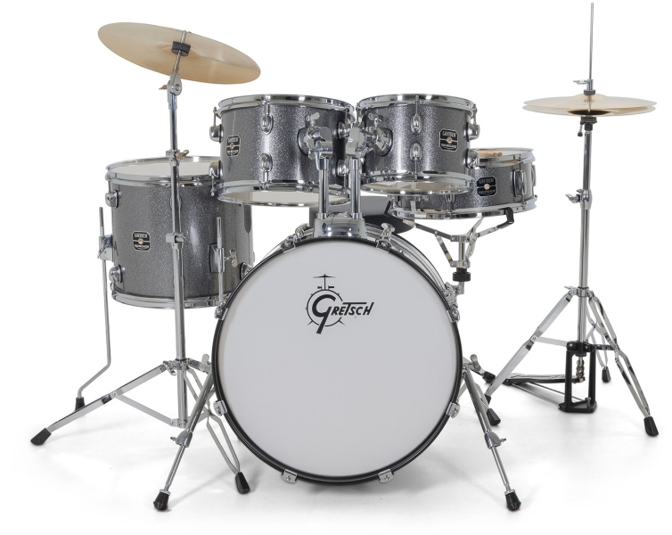 Gretsch Renegade Drumset 10/12/14/20/14SD Grey Sparkle