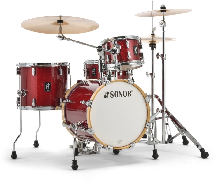Sonor AQX Jungle Shell Set WM Red Moon Sparkle