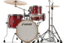 Set de tobe acustice Sonor AQX Jungle Shell Set WM Red Moon Sparkle