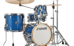 Set de tobe acustice Sonor AQX Micro Shell Set WM Blue Ocean Sparkle