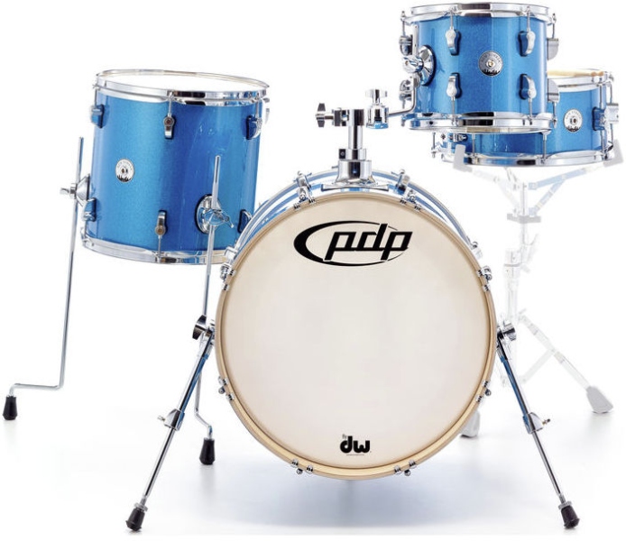 Set de tobe clasice DW PDP New Yorker Blue Sparkle