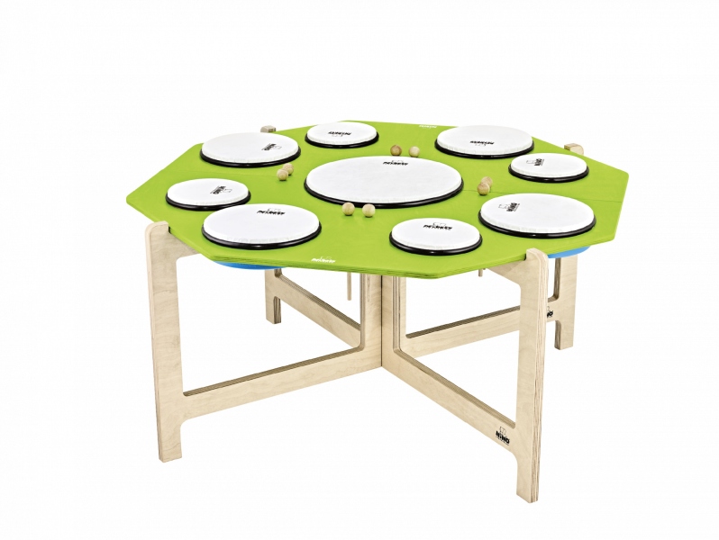 Nino Percussion Hand Drum Set - 9 pcs