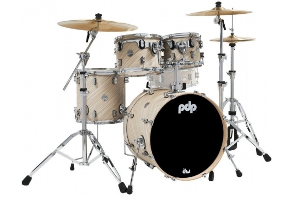 DW PDP Concept Maple Finish Ply Twisted Ivory