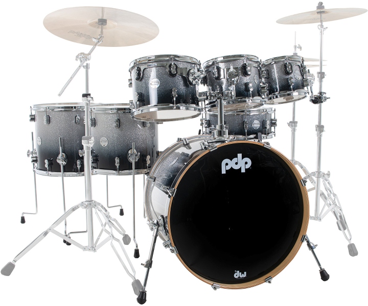 DW PDP Concept Maple Silver BD 22