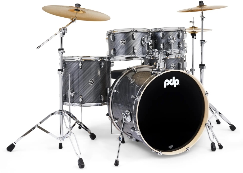 DW PDP MainStage TW Graphite Kit w/ Paiste 101 PDMA2215KTTG