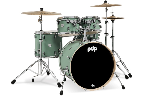 DW PDP Shell Set Concept Maple PDCM2215SF Satin Seafoam