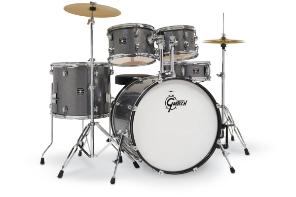Renegade Drumset 10/12/16/22/14SD Grey Sparkle Renegade Drumset 10/12/16/22/14SD Grey Sparkle