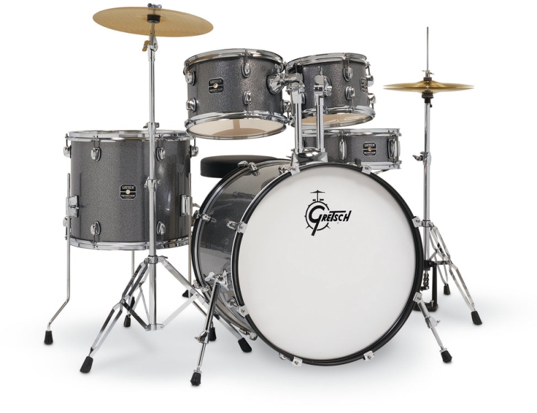 Gretsch Renegade Drumset 10/12/16/22/14SD Grey Sparkle