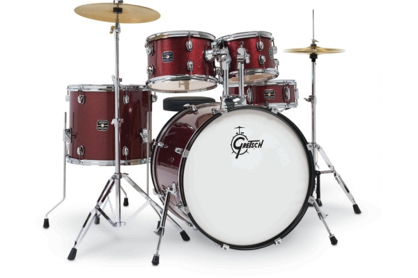 Gretsch Renegade Drumset 10/12/16/22/14SD Ruby Sparkle