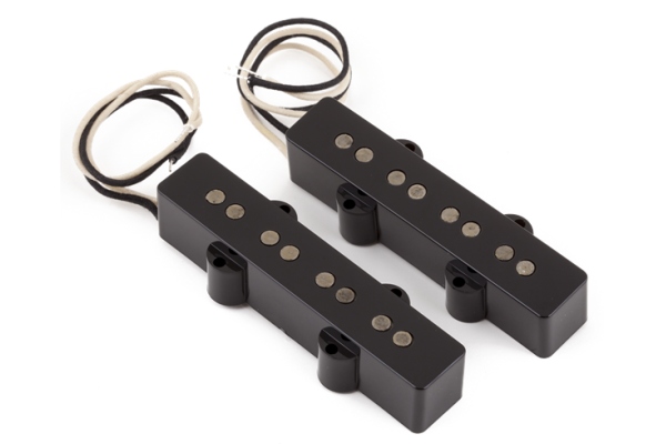 Pure Vintage '74 Jazz Bass Pickup Set Black (2)