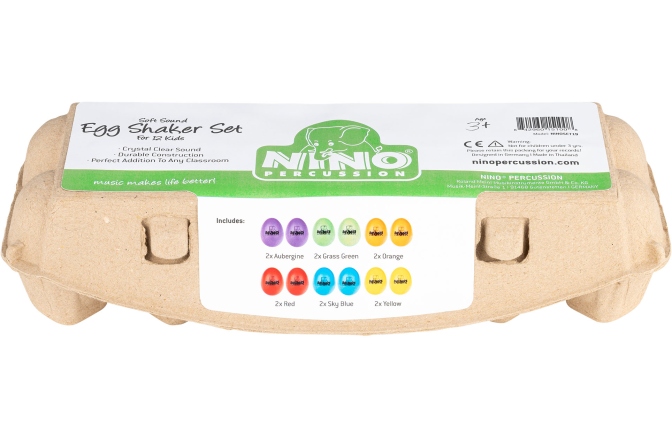 Set Egg Shaker Nino Percussion Egg Shaker Set - Soft Sound
