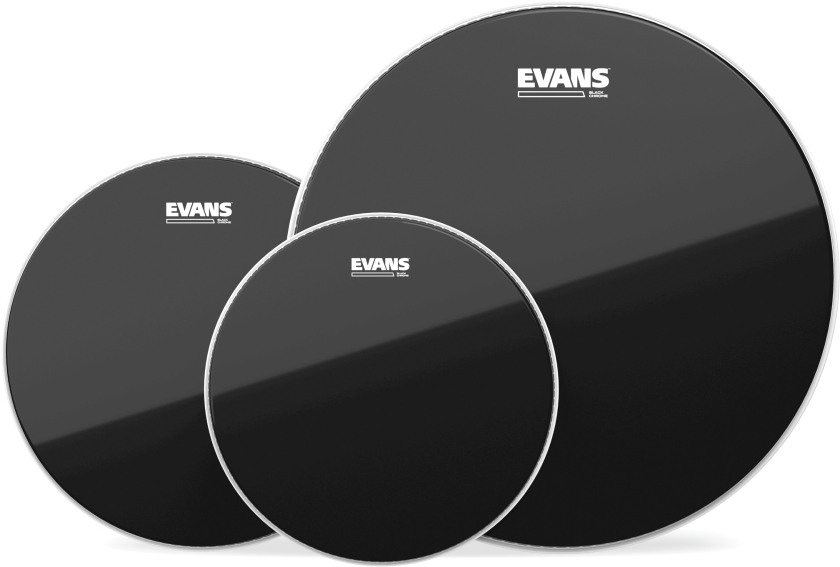 Evans Black Chrome Tompack Standard (12 inch 13 inch 16 inch)