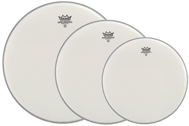 Set fete de toba Remo Ambassador Coated Studio Set