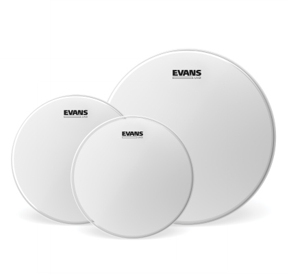 Evans UV2 Coated Tom Pack 12/13/16