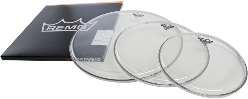 Remo Set Feţe de Tobă Emperor Clear ProPack PP-1422-BE