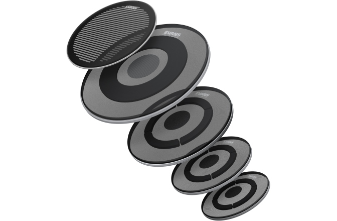 Set feţe de tobe + cinele Evans dB One Drum Head Rock + 14" 22" and dB One Cymbals Pack