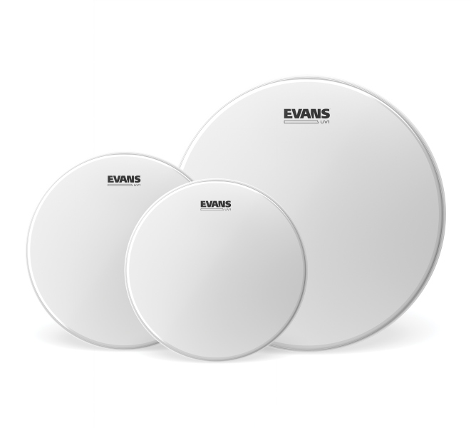 Evans UV1 Coated Tom Pack-Rock (10