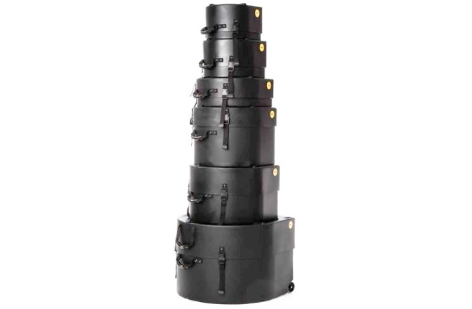 Set hardcase pentru tobe rock-fusion Hardcase HRockfus 6 Set