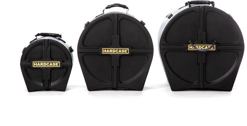 Hardcase 3-Piece Case Set - 16''; Bass Drum, 10''; Tom, 14''; Floor Tom (Short)