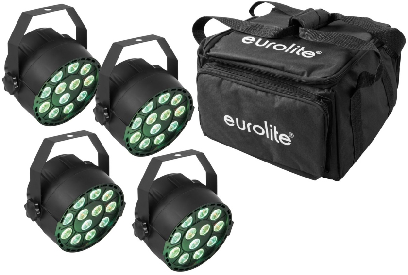 Eurolite Set 4x LED PARty TCL Spot + Soft Bag