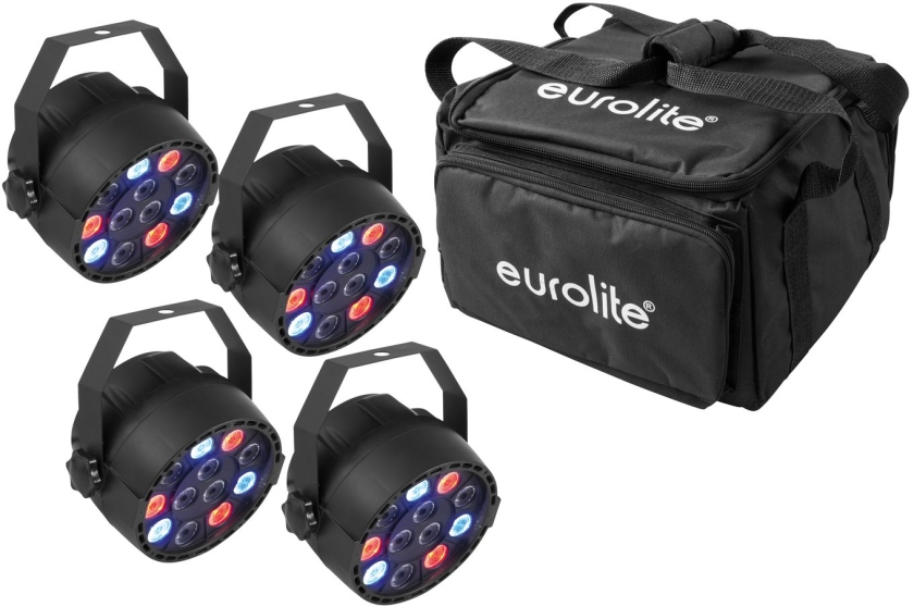 Eurolite Set 4x LED PARty Spot + Soft Bag