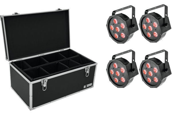 Set 4x LED SLS-6 TCL Spot + Case TDV-1 Set 4x LED SLS-6 TCL Spot + Case TDV-1