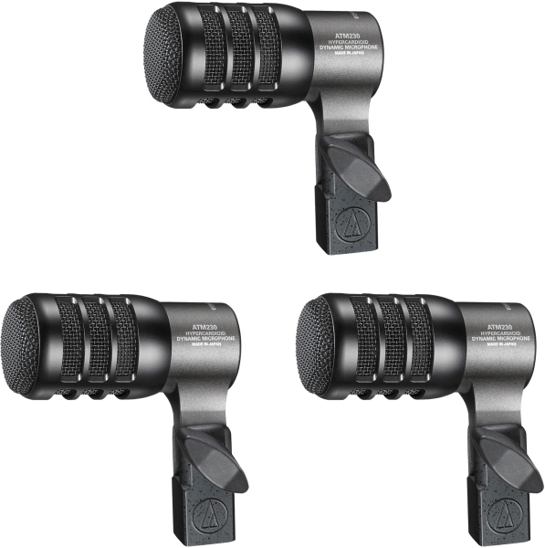 Audio-Technica ATM230PK 3Pack Drum Microphone