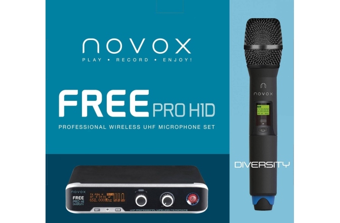 Set microfon wireless Novox Free H1 Pro True Diversity