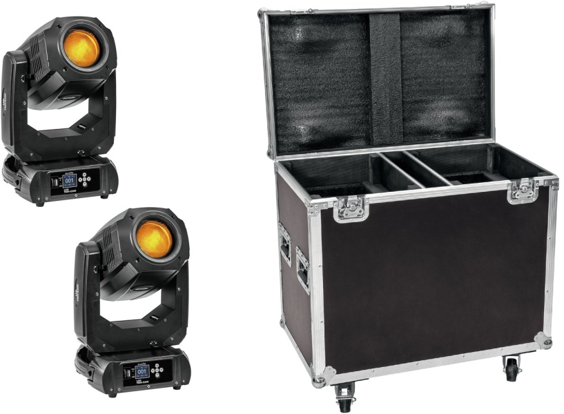 Eurolite Set 2x LED TMH-S200 + Case