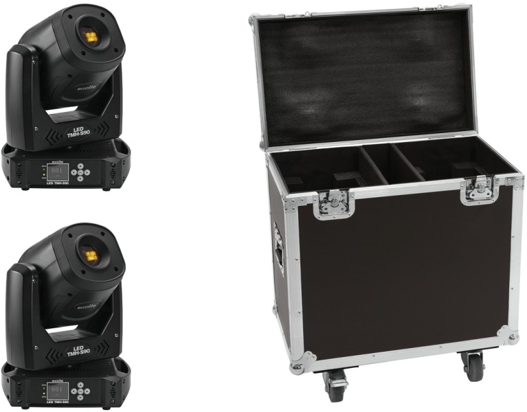 Eurolite Set 2x LED TMH-S90 + Case