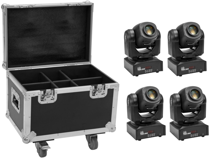 Eurolite Set 4x LED TMH-S60 Moving-Head-Spot