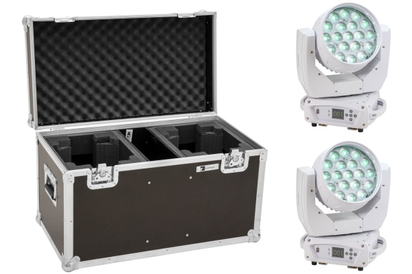 Set 2x LED TMH-X4 Moving-Head Wash Zoom wh + Case Set 2x LED TMH-X4 Moving-Head Wash Zoom wh + Case
