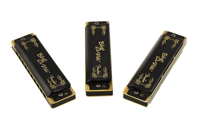 Set Muzicuțe Fender Blues DeVille Harmonica Pack of 3 with Case