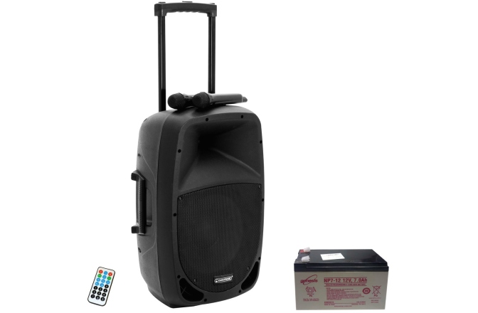 Set OMNITRONIC MES-15BT2 + baterie Omnitronic Set MES-15BT2 + baterie