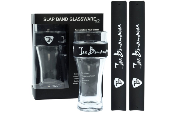Joe Bonamassa 2-pack Slap Band Pint Size Glassware Joe Bonamassa 2-pack Slap Band Pint Size Glassware