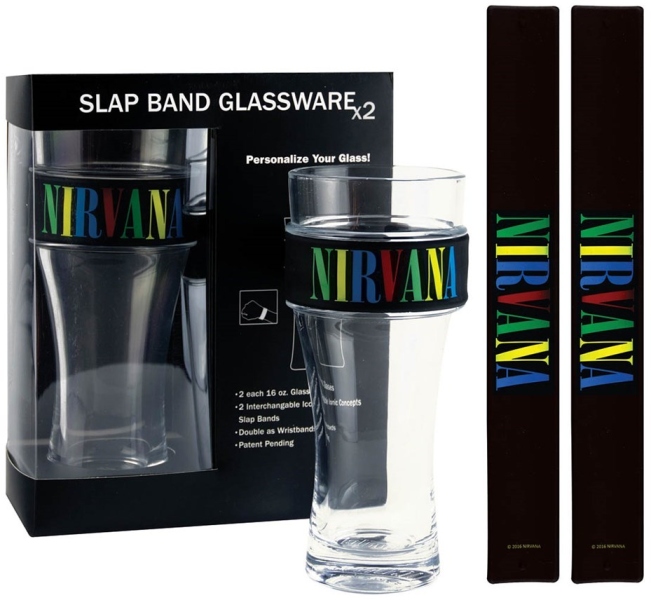 Nirvana 2-pack Slap Band Pint Size Glassware
