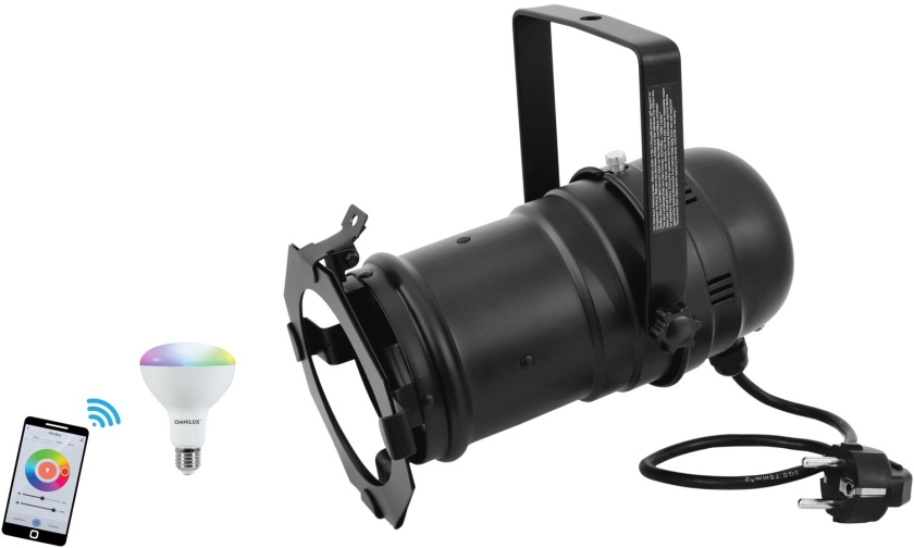 Eurolite Set PAR-30 Spot bk + LED PAR-30 RGB/WW/CW WiFi
