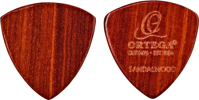 Ortega sandel wood picks XL - flat / 2pc pack