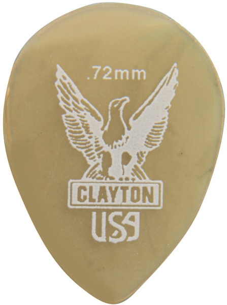 Clayton Pene de chitara Ultem Gold 0,72mm 12 bucati