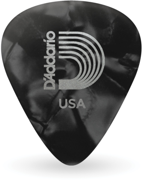 Daddario Black Pearl Celluloid 10 pack Light