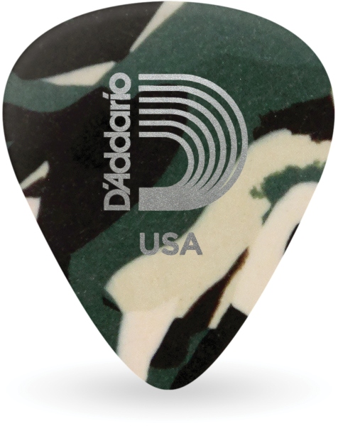 Daddario Camouflage Celluloid 10 pack Light